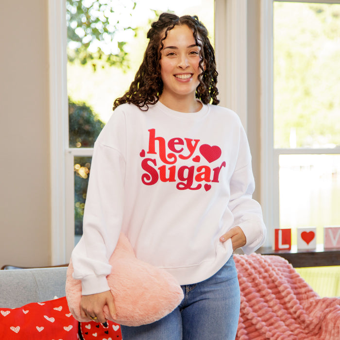 Hey Sugar Puff Printed Janise Fleece