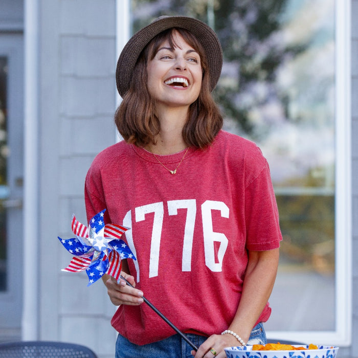 1776 Arch Unsiex Vintage Washed Tee