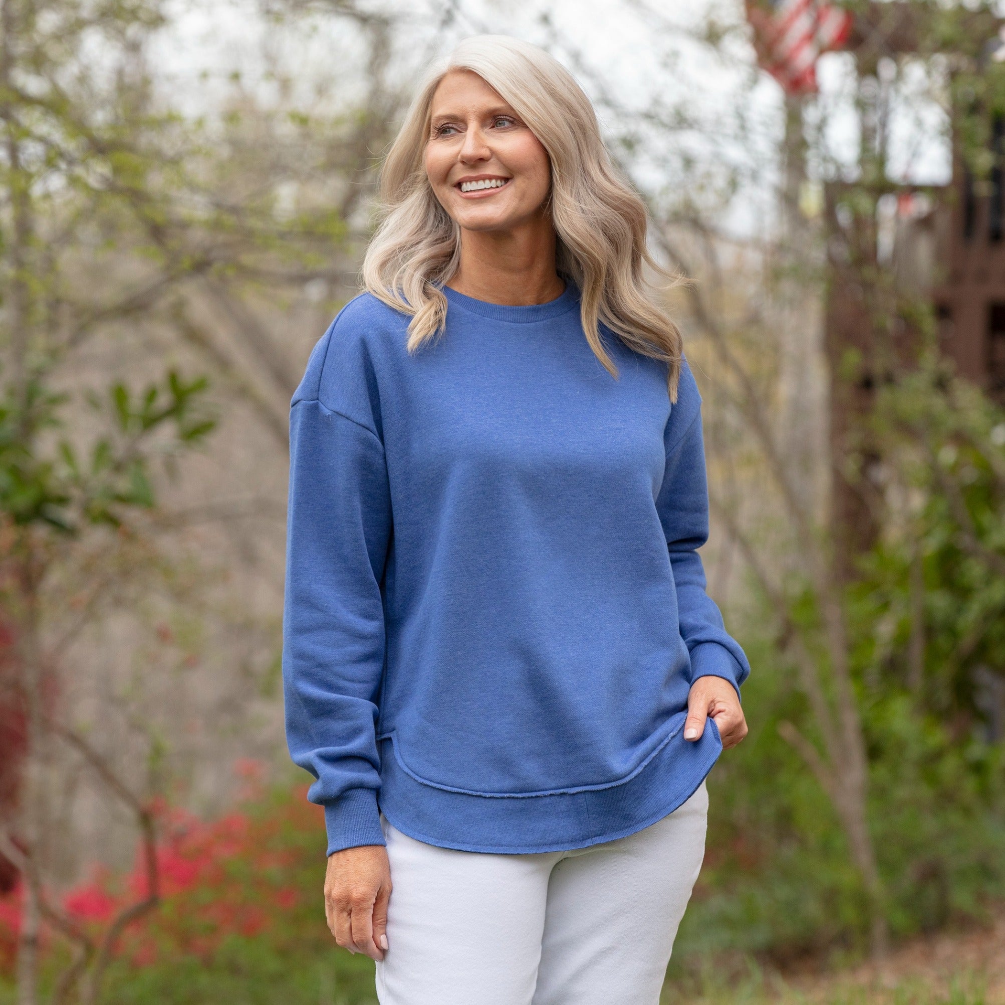 ベントメタル✖️リブテック コラボトレーナー Melange Poncho Fleece | Women's Tunic Sweatshirt by Royce Brand