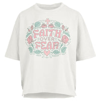 Faith Over Fear Motley Slub Tee