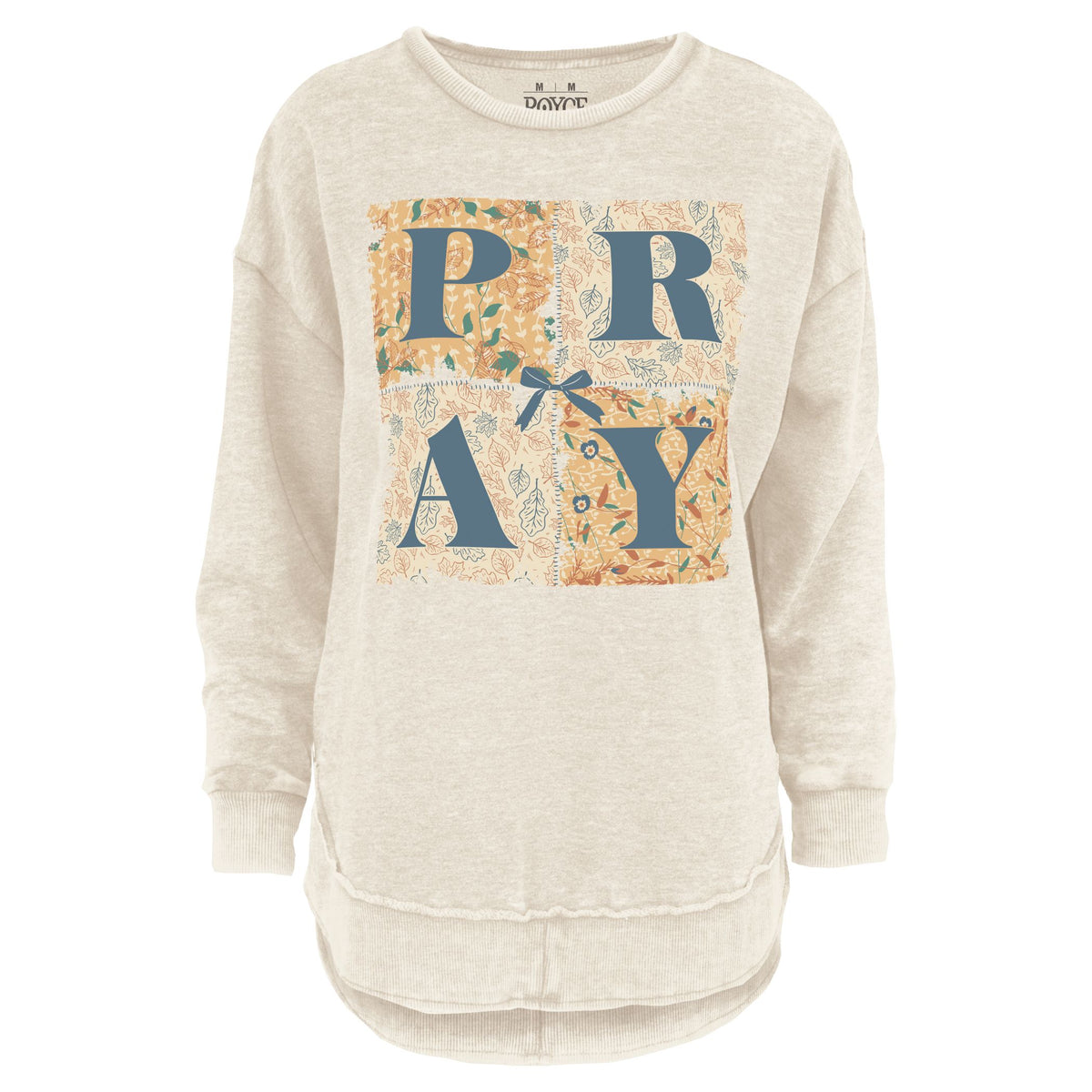 Pray Melange Poncho Fleece