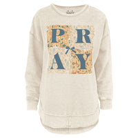 Pray Melange Poncho Fleece