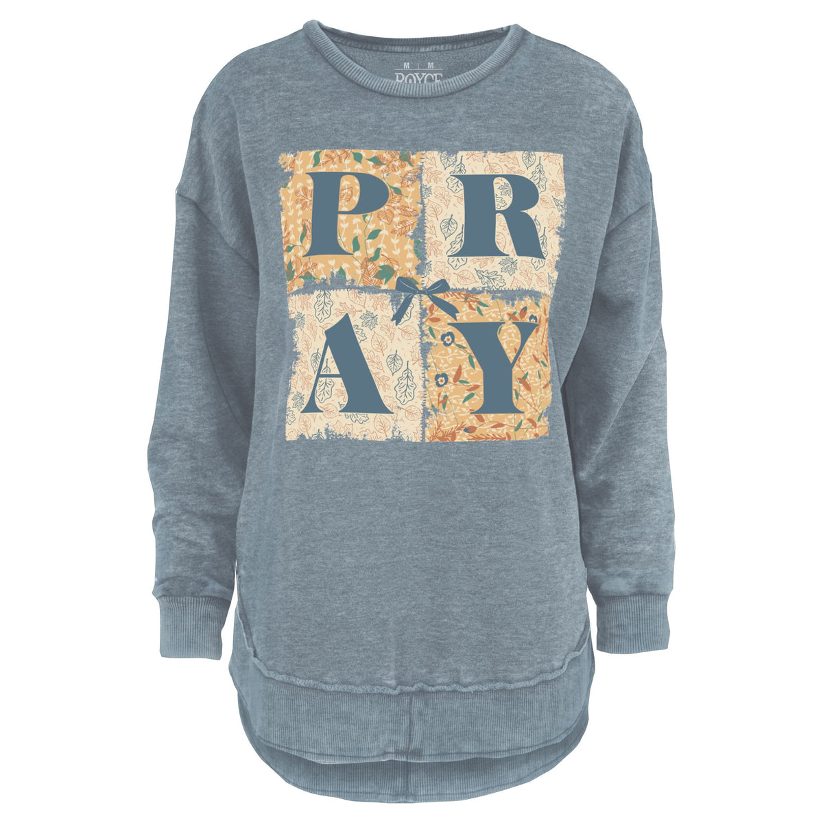 Pray Melange Poncho Fleece