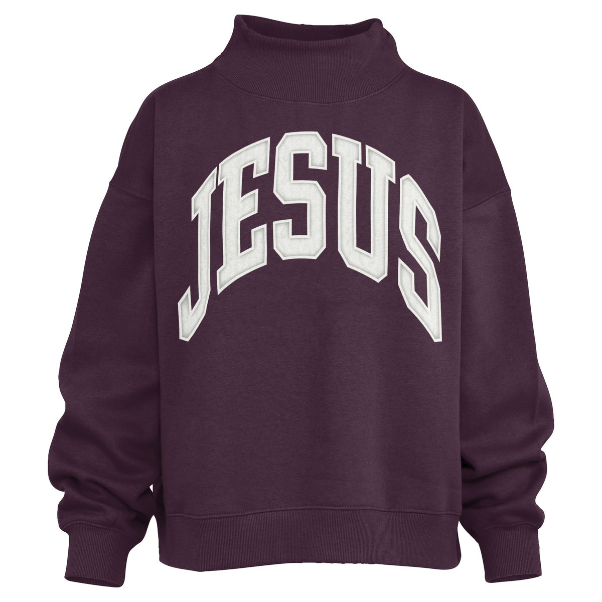Jesus Appliqued Lingo Fleece