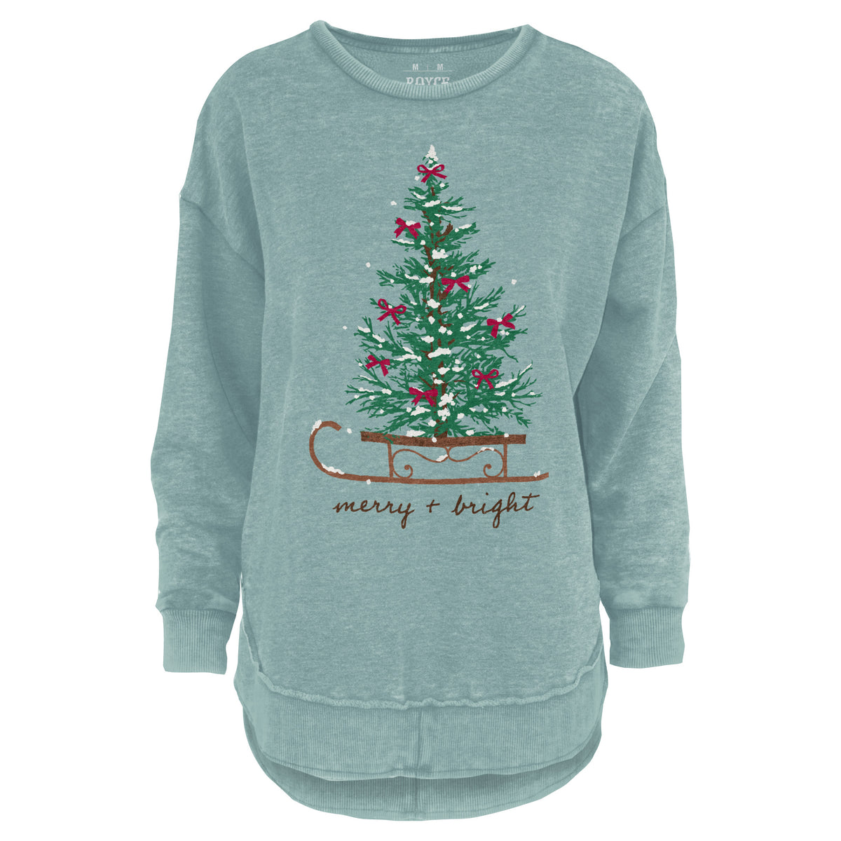 Sleigh Ride Melange Poncho Fleece