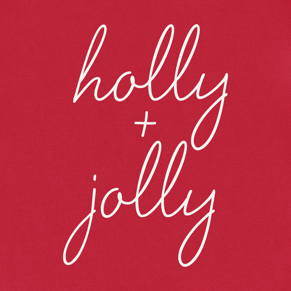 Holly Jolly Lingo Mock Neck Fleece