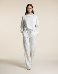 Flodge Mock Neck Light Camo Fleece