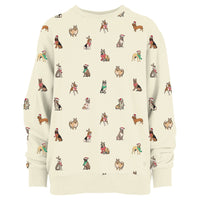 Holiday Dog Pattern Unisex Fleece