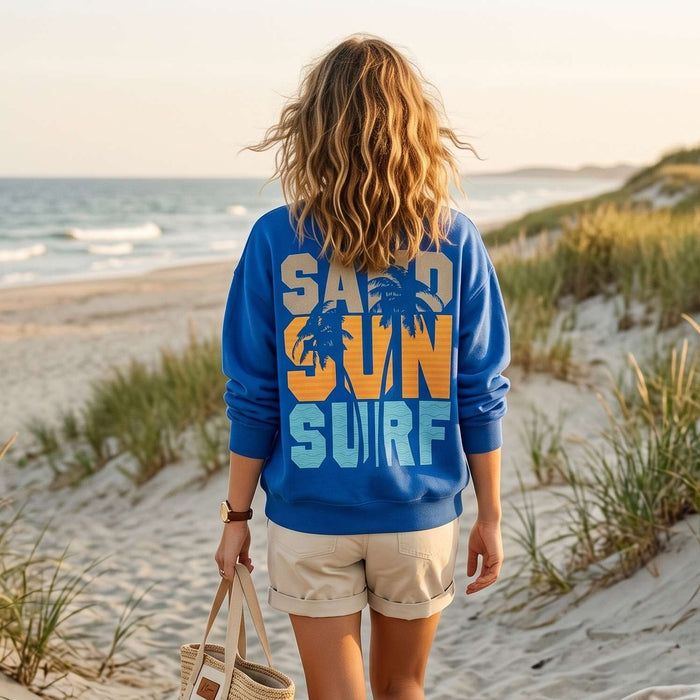 Sand Surf Puff Printed Janise Fleece