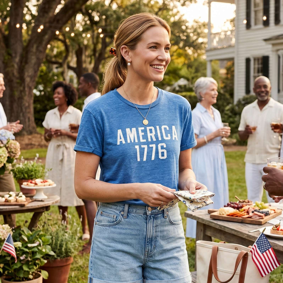 America 1776 Vintage Washed Tee