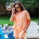 Ginger Vintage Washed Oversized Tee
