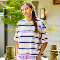 Naples Yarn Dyed Striped Motley Tee