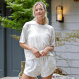 Sheets Light Camo Waist Length Tee