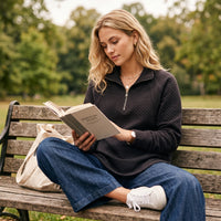 Josephine Quilted Quarter Zip Fleece