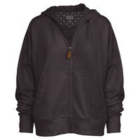 Golden Oak French Terry Full Zip Hooded Fleece