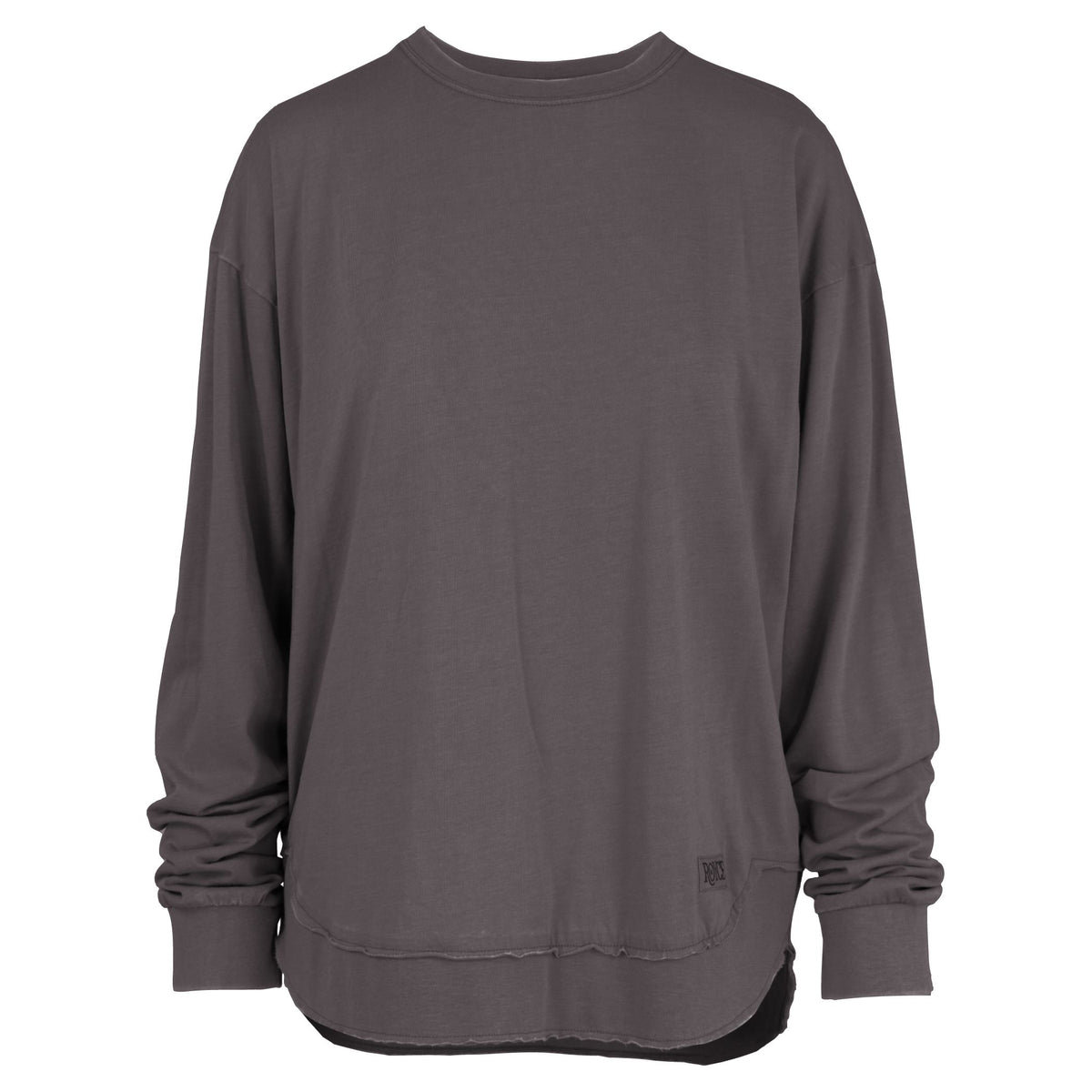 Long Sleeve Vintage Washed Poncho Tee