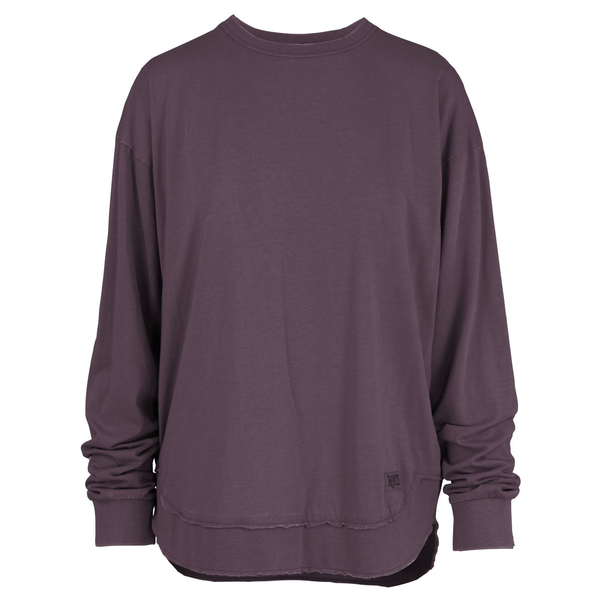 Long Sleeve Vintage Washed Poncho Tee