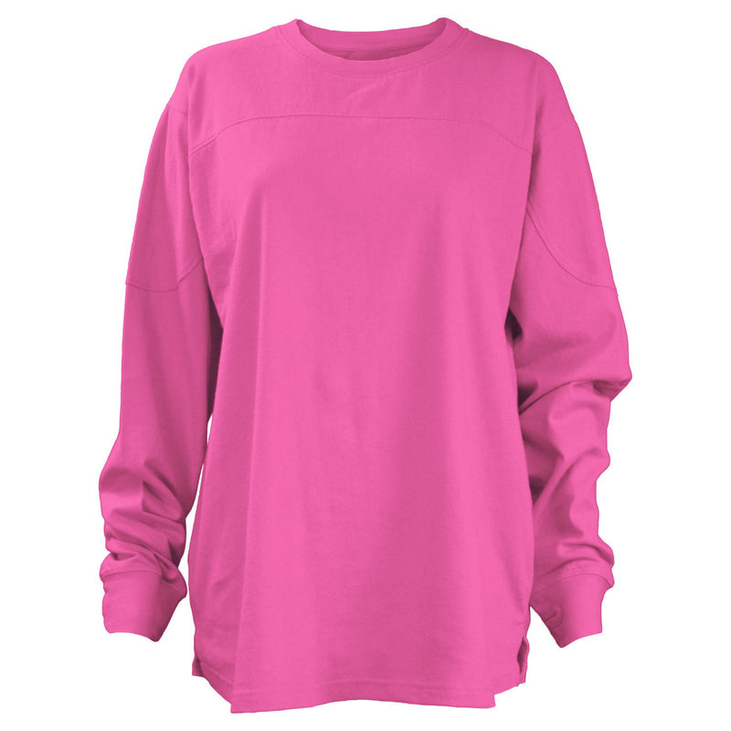Pink Long Sleeve Tee Big Shirt 