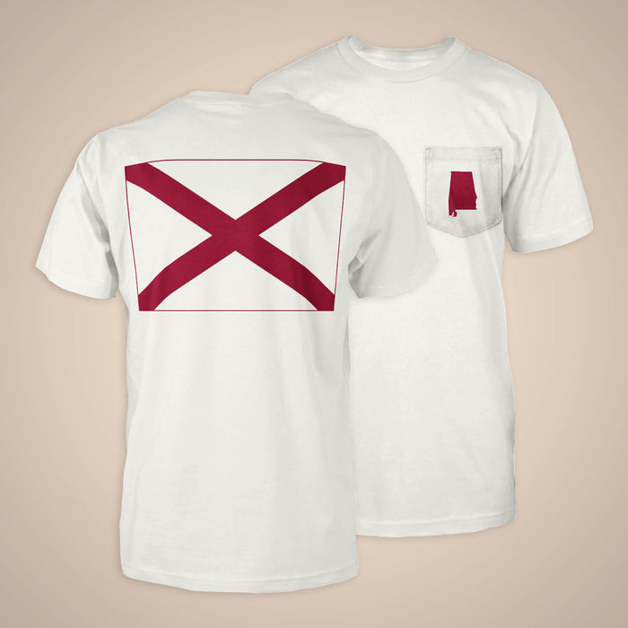 Flag Pocket Tee - Alabama (Unisex)